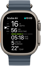 Apple&nbsp;Watch&nbsp;Ultra&nbsp;3، شاشة الغوص