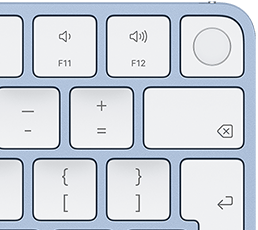 Color-matching Magic Keyboard accessory