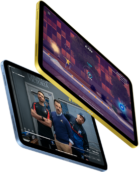 عرض شاشة ألعاب ومسلسل Ted Lasso من +Apple TV على iPad