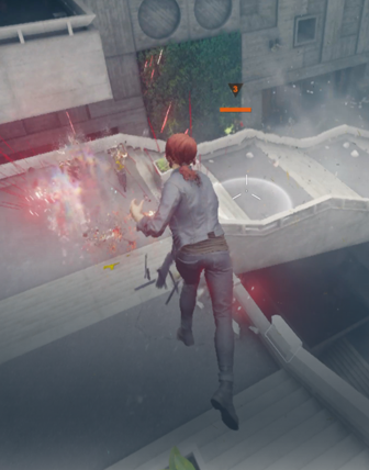 شاشة تعرض لعبة الفيديو Control، رسومات غرافيك متطورة بقوة شريحة Apple&nbsp;M4‏